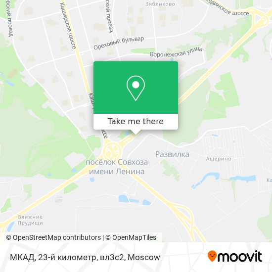 МКАД, 23-й километр, вл3с2 map