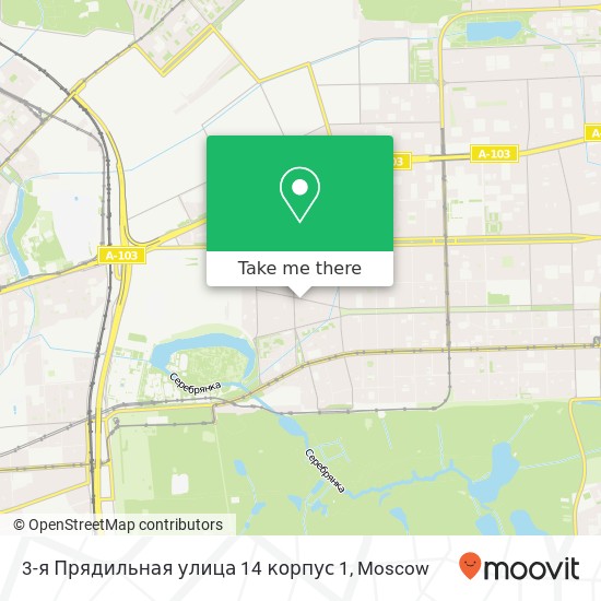 3-я Прядильная улица 14 корпус 1 map