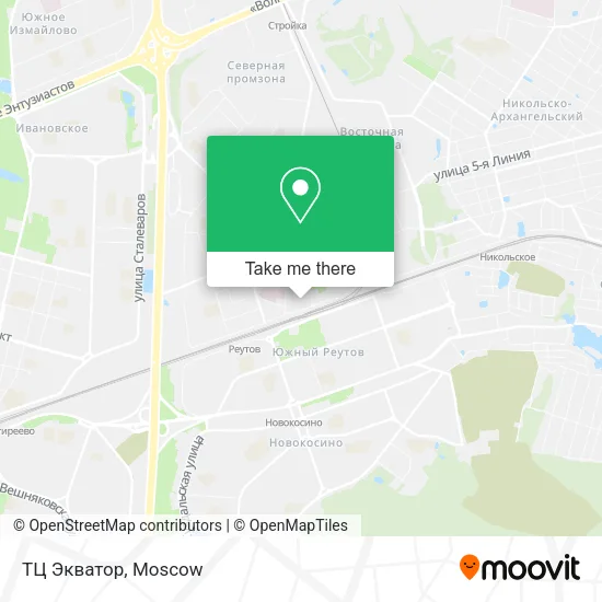 ТЦ Экватор map