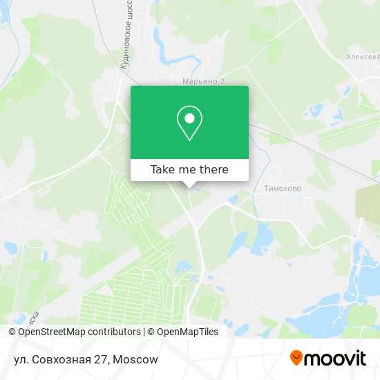 ул. Cовхозная 27 map
