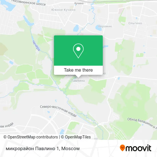 микрорайон Павлино 1 map