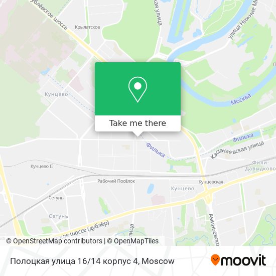 Полоцкая улица 16/14 корпус 4 map