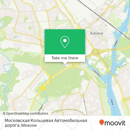 Московская Кольцевая Автомобильная дорога map