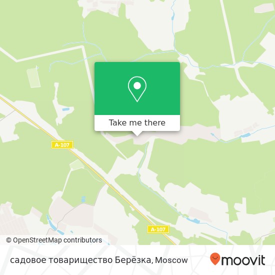 садовое товарищество Берёзка map