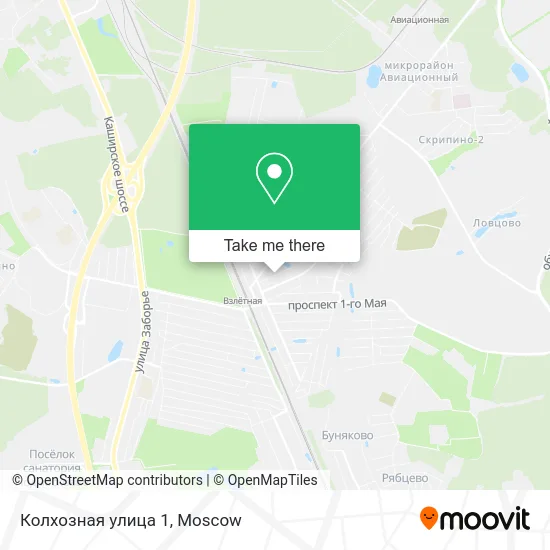 Колхозная улица 1 map