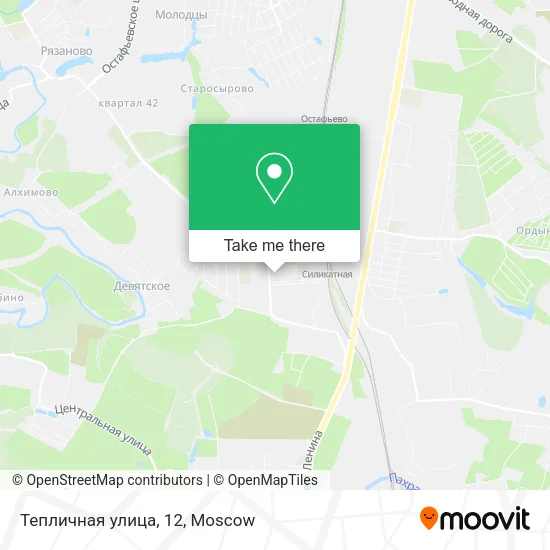 Тепличная улица, 12 map