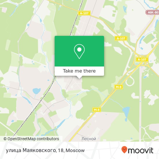 улица Маяковского, 18 map