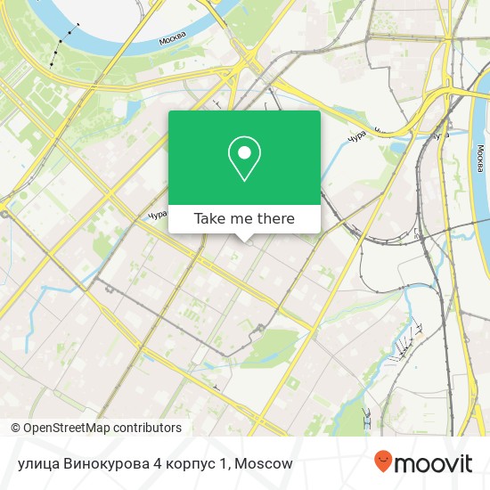 улица Винокурова 4 корпус 1 map