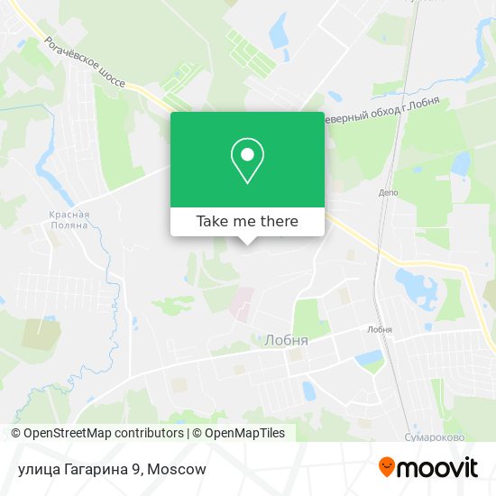 улица Гагарина 9 map