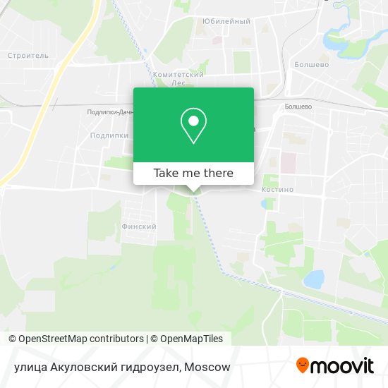улица Акуловский гидроузел map