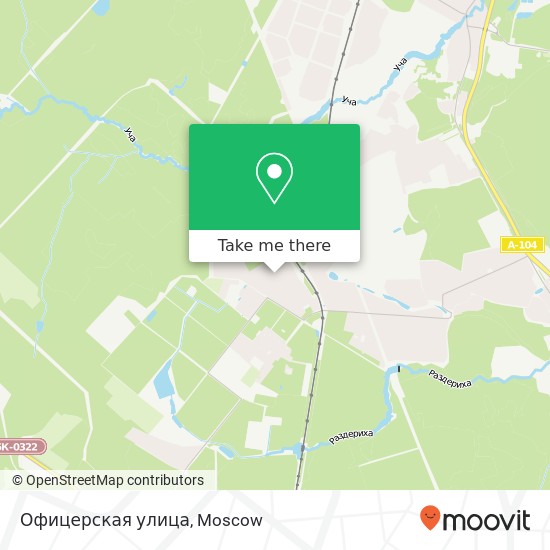 Офицерская улица map