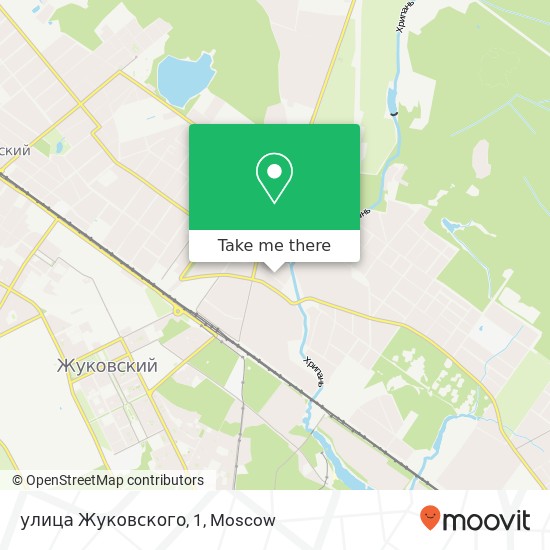 улица Жуковского, 1 map