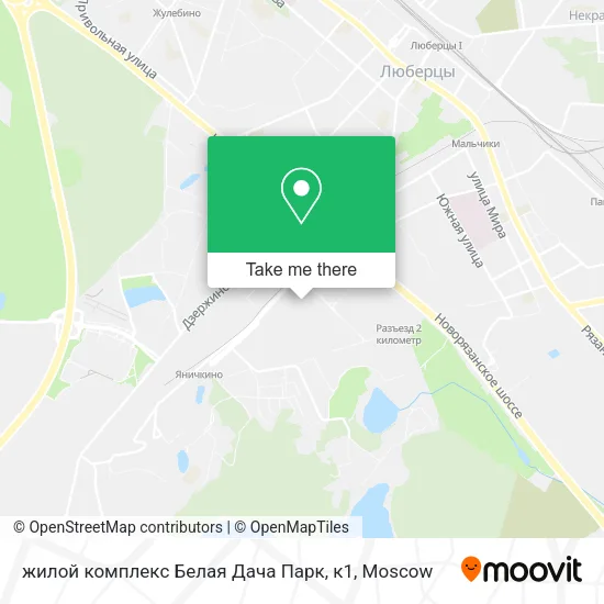 жилой комплекс Белая Дача Парк, к1 map