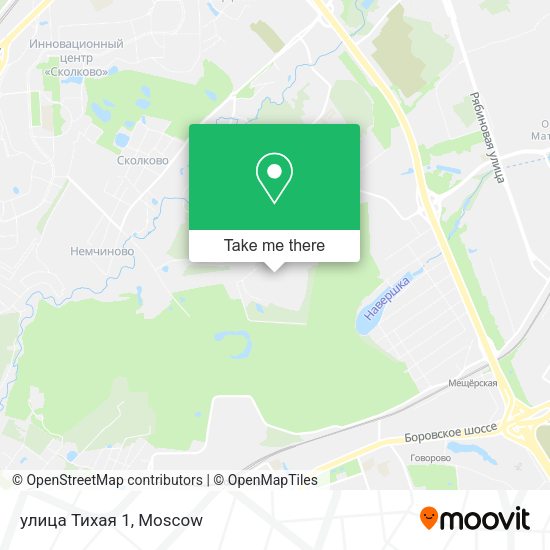 улица Тихая 1 map