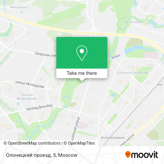 Олонецкий проезд, 5 map