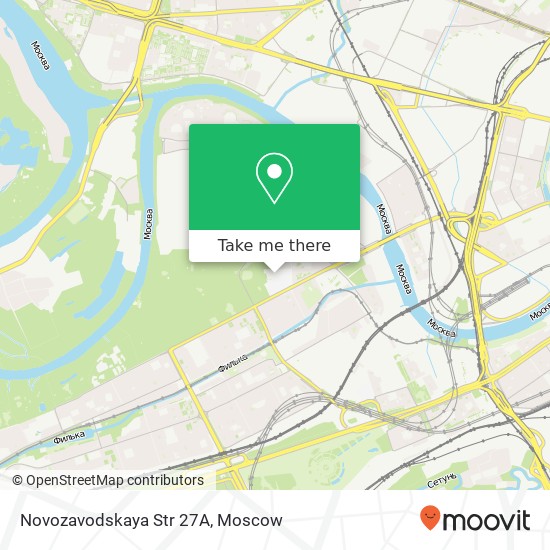 Novozavodskaya Str 27А map