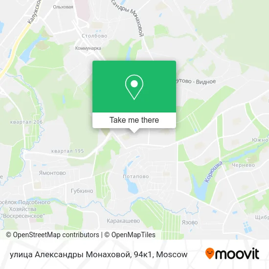 улица Александры Монаховой, 94к1 map