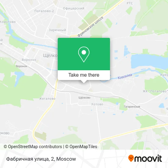 Фабричная улица, 2 map