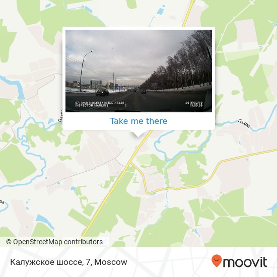 Калужское шоссе, 7 map