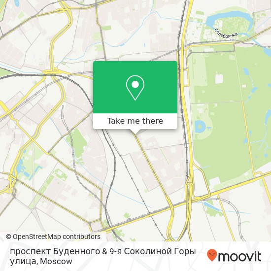 проспект Буденного & 9-я Соколиной Горы улица map