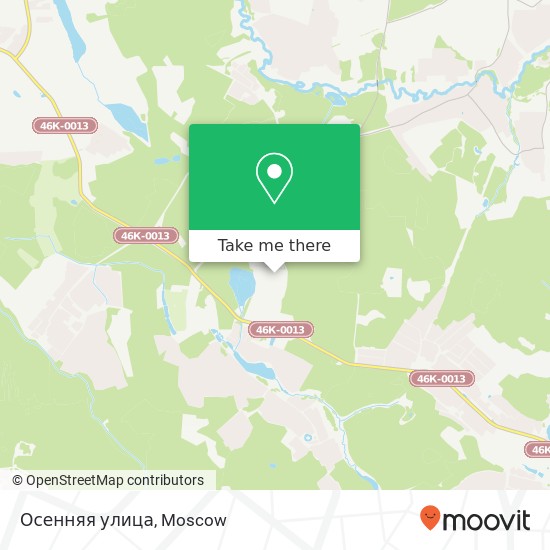 Осенняя улица map