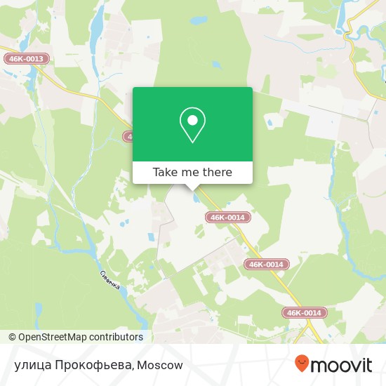улица Прокофьева map