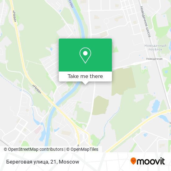 Береговая улица, 21 map