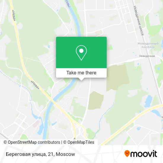 Береговая улица, 21 map