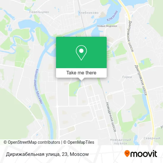 Дирижабельная улица, 23 map