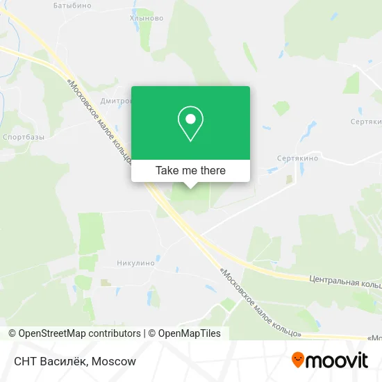 СНТ Василёк map