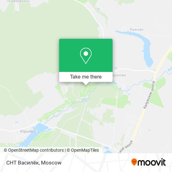 СНТ Василёк map