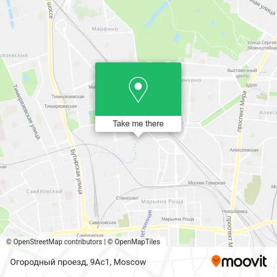 Огородный проезд, 9Ас1 map