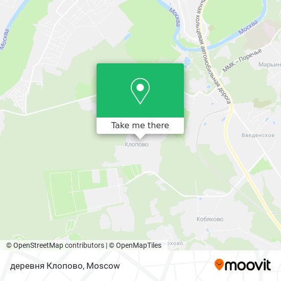 деревня Клопово map