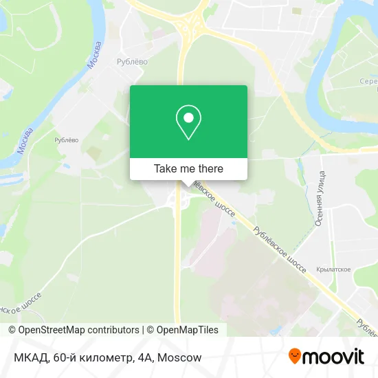 МКАД, 60-й километр, 4А map
