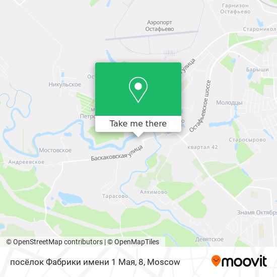 посёлок Фабрики имени 1 Мая, 8 map