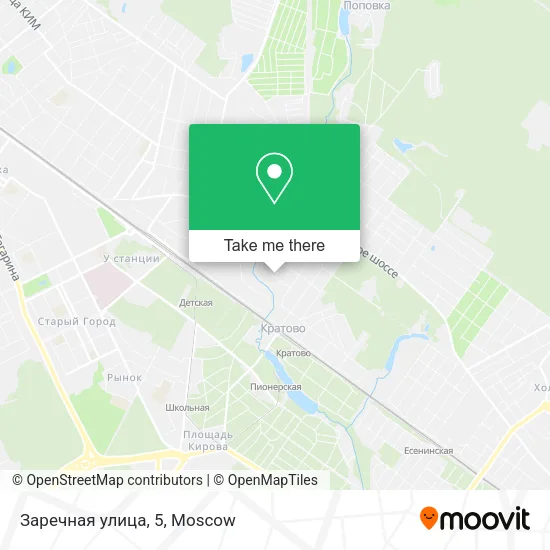 Заречная улица, 5 map