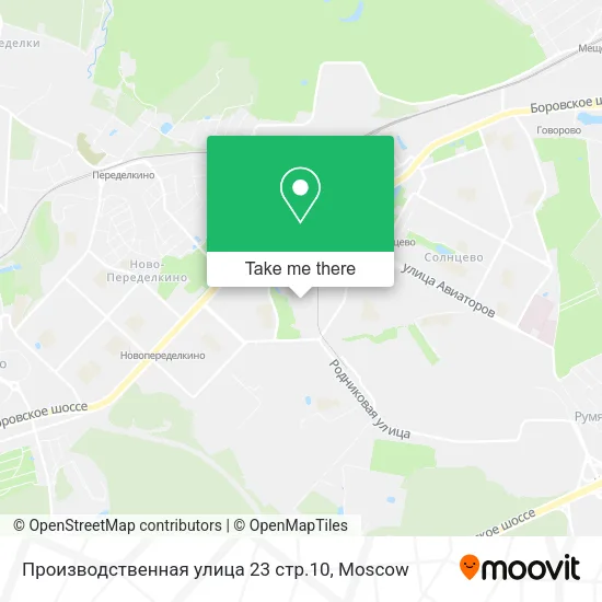 Производственная улица 23 стр.10 map