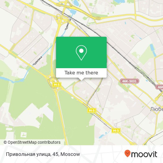 Привольная улица, 45 map