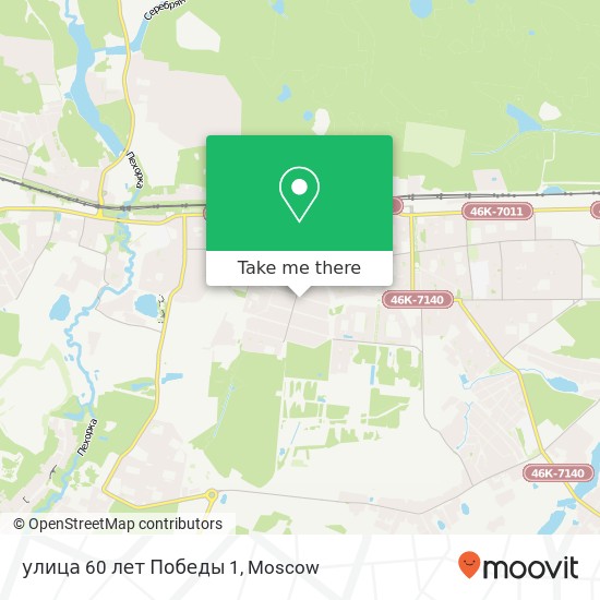 улица 60 лет Победы 1 map