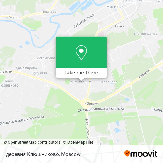 деревня Клюшниково map