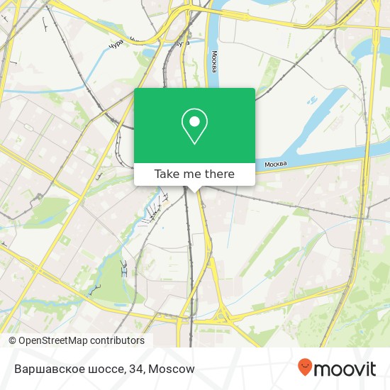 Варшавское шоссе, 34 map