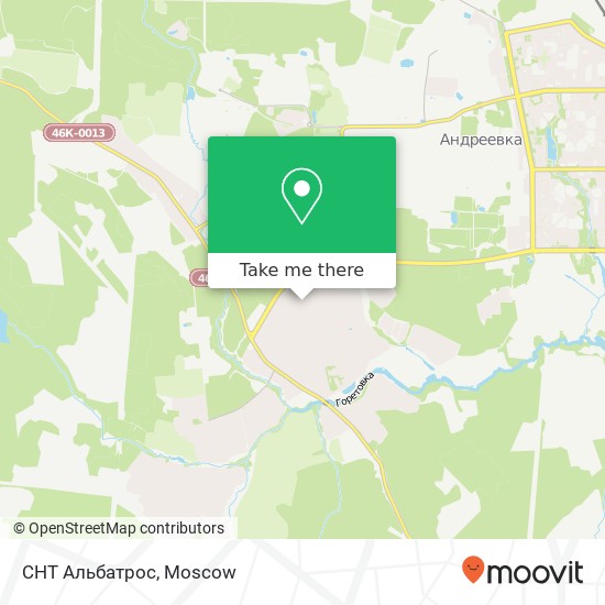 СНТ Альбатрос map