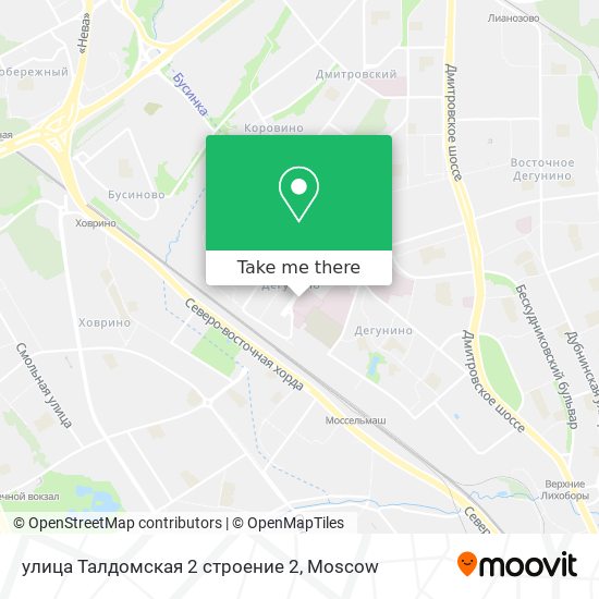 улица Талдомская 2 строение 2 map