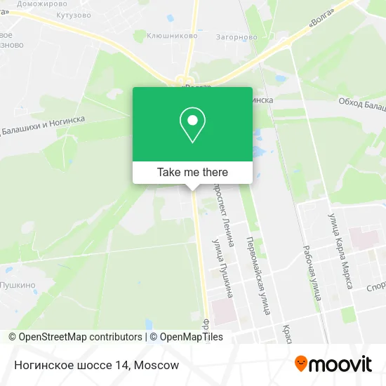 Ногинское шоссе 14 map