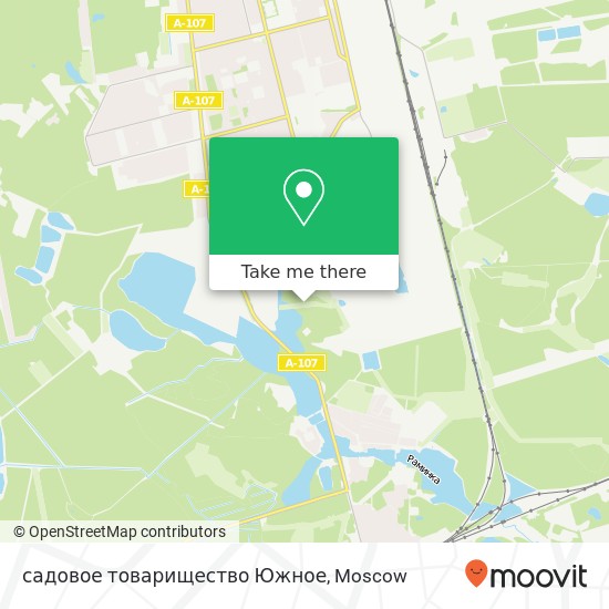 садовое товарищество Южное map