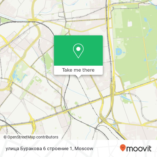 улица Буракова 6 строение 1 map