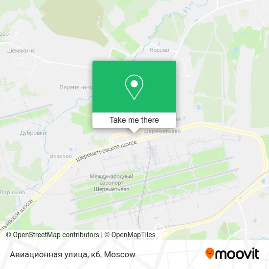 Авиационная улица, к6 map