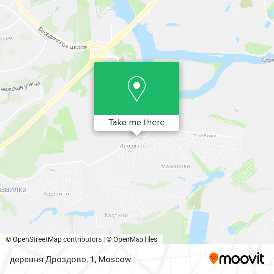 деревня Дроздово, 1 map