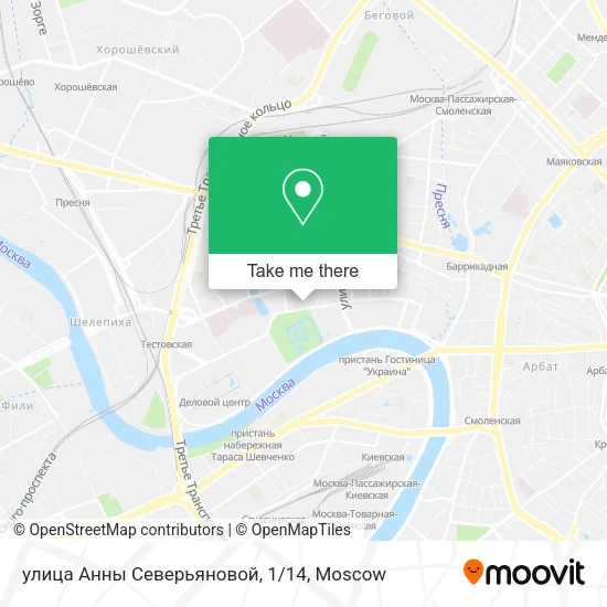 улица Анны Северьяновой, 1/14 map