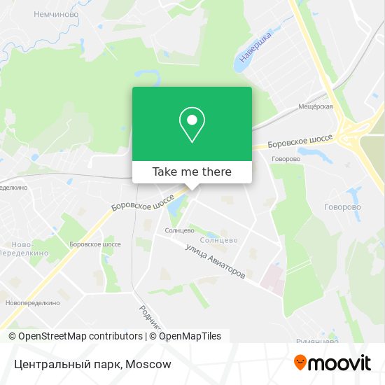 Центральный парк map